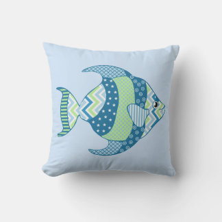 Poisson à motifs élégant Coussin extérieur