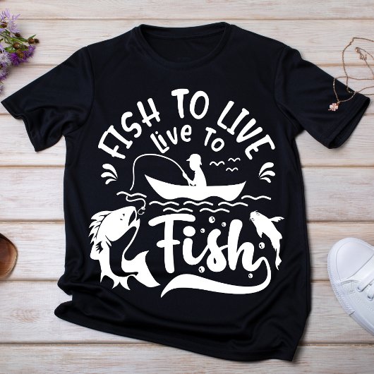 Poisson à vivre, Vivre à Poisson T-shirt