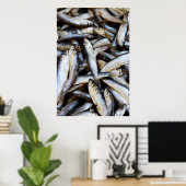 Poisson affiche de gros plan (Bureau à domicile)