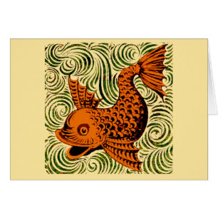 Poisson Antique Carrelage Ancien art