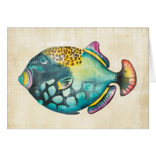 Poisson Aquarium bleu et violet