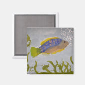 poisson avec bulles aimant de peinture (Recto/Verso)