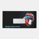 poisson bêta en noir (Clavier et souris)