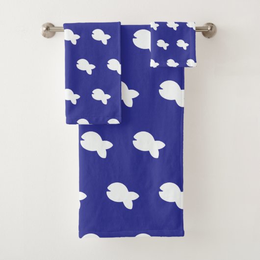 Poisson Blanc Poisson Enfant Bleu (En situation)