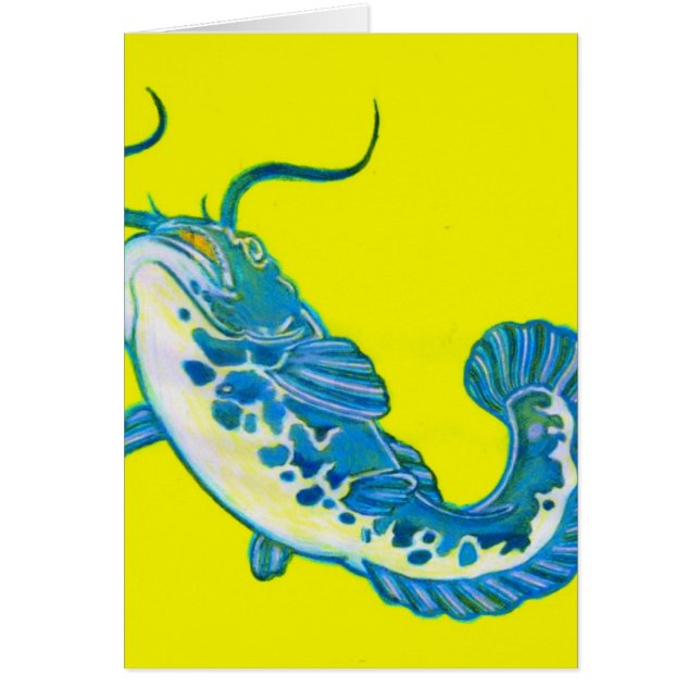 Poisson Bleu Chanceux 1 (Devant)