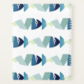 Poisson bleu de natation Abstraite (Dos)
