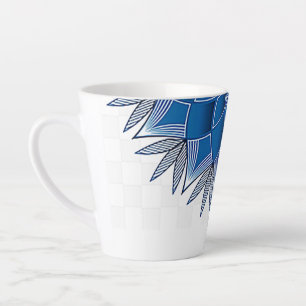 "Poisson bleu" Petite Mug de café en latte