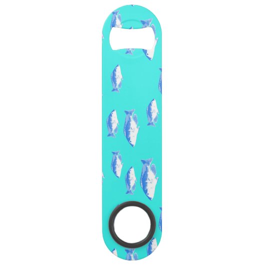 Poisson bleu turquoise (Dos)