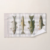 Poisson Cabine du pêcheur sur le plat (Serviette à main)