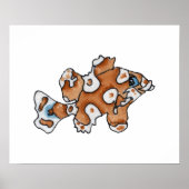 Poisson caricature Sweetlips Poisson Poster d'art  (Devant)