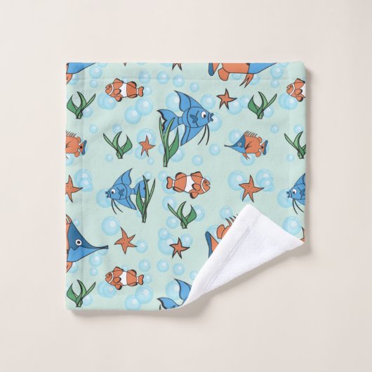 Poisson Carton mignon (Gant de toilette)