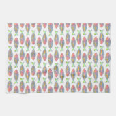 Poisson coloré Squelette Serviette de cuisine (Horizontal)