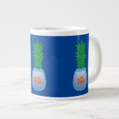 Poisson d'ananas Géant Café Mug (Devant droit)