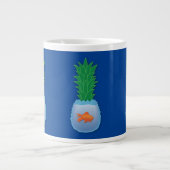 Poisson d'ananas Géant Café Mug (Devant)