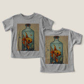 Poisson dans une bouteille - Unique design de T-sh (Design Recto & Verso)