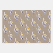 Poisson d'aquarelle en papier kraft (Devant)