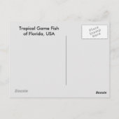 Poisson de jeu de la carte postale de l'Atlantique (Dos)