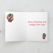 Poisson de Noël - drôle mignonne carte de voeux de (Intérieur)