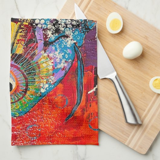 Poisson de serviettes de cuisine (Quart Plié)