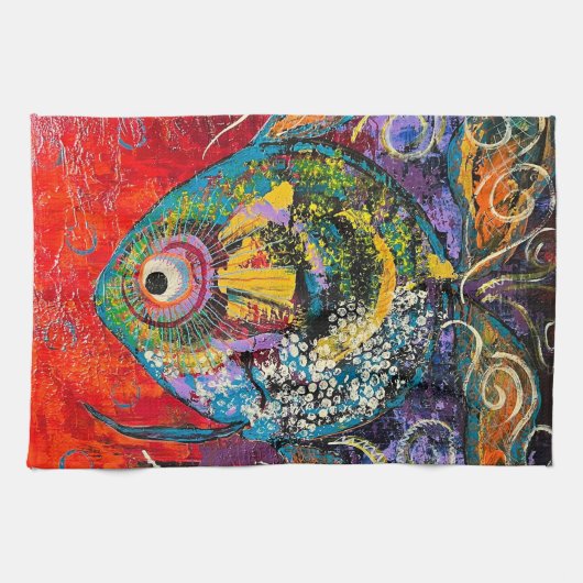 Poisson de serviettes de cuisine (Horizontal)