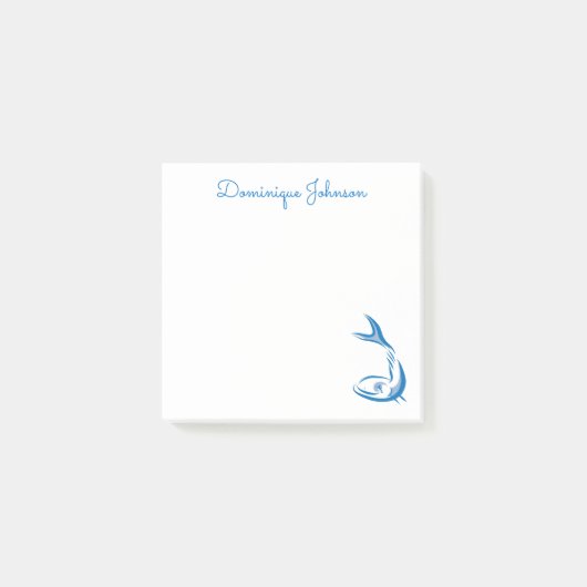 Poisson Dessin Post-It® personnalisé (Devant)