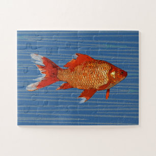 Poisson d'or amusant Puzzle jeune enfant