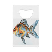 Poisson d'or bleu et orange Shubunkin (Devant)