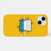 Poisson d'or dans un sol fissuré | Coque iphone mi (Verso Horizontal)