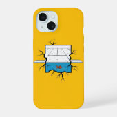 Poisson d'or dans un sol fissuré | Coque iphone mi (Verso)