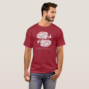 Poisson Double, Mimbres Poterie Design T-shirt