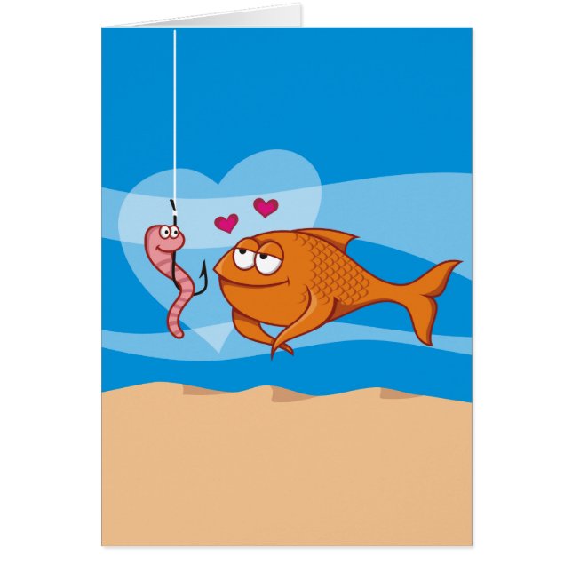 Poisson et appât en amour (Devant)