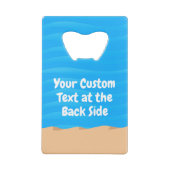 Poisson et appât en amour Carte de crédit Bottle O (Dos)