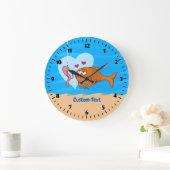 Poisson et appât en horloge d'amour (Maison)