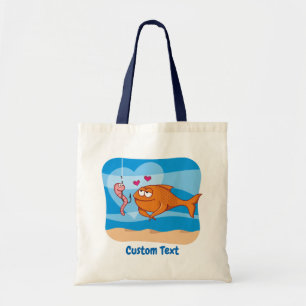Poisson et appât en Sac fourre-tout d'amour