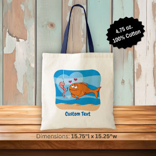 Poisson et appât en Sac fourre-tout d'amour