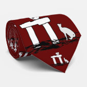 Poisson et chat - Cravate (Roulé)