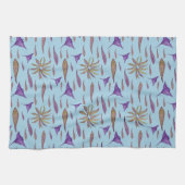 Poisson et rayons Serviette de cuisine (Horizontal)