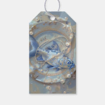 Poisson - étiquette cadeau