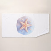 Poisson étoilé sur une pierre en forme unique (Serviette de bain)