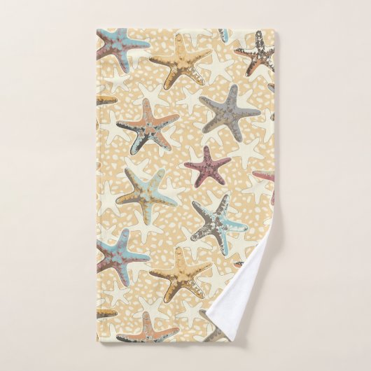 Poisson étoilée dans le sable (Serviette à main)