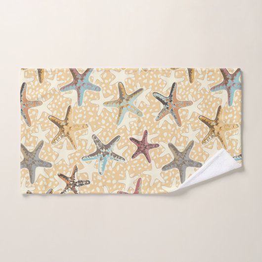Poisson étoilée dans le sable (Serviette à main)