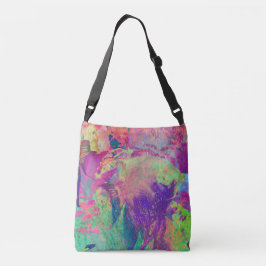 Poisson exotique multicolore crossbody tas