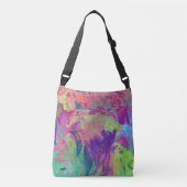 Poisson exotique multicolore crossbody tas (Voorkant)