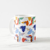 Poisson fantaisiste coloré – Cadeau de mug esthéti (Devant gauche)