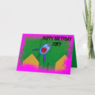 Poisson fermé Carte d'anniversaire CARTE JOUR