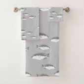 Poisson gris monochrome (En situation)