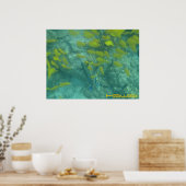 Poisson hawaïen affiche tropicale (Cuisine)