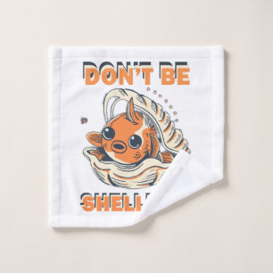 Poisson hilarant dans un Art de Coquillage
