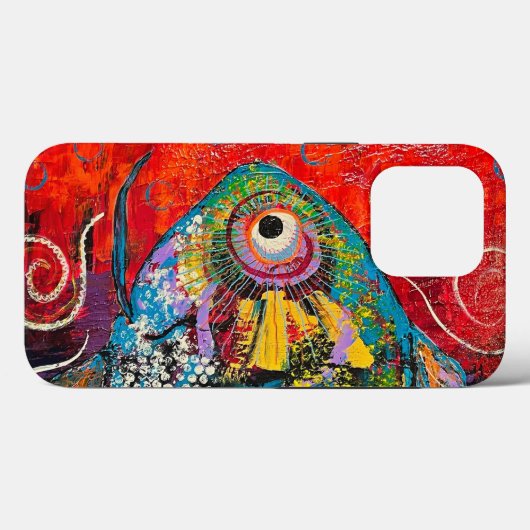 Poisson iPhone / coque ipad (Verso (horizontal))