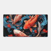 Poisson Koi artistique avec base noire (Recto)